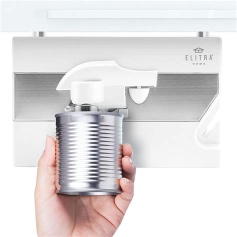 stainless steel can opener under cabinet|walmart under counter can opener.